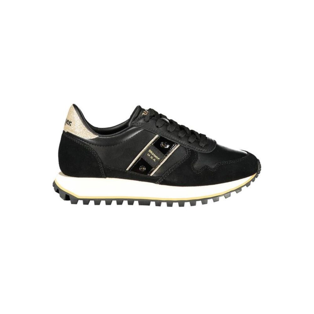 Blauer Black Leather Women Women's Sneaker